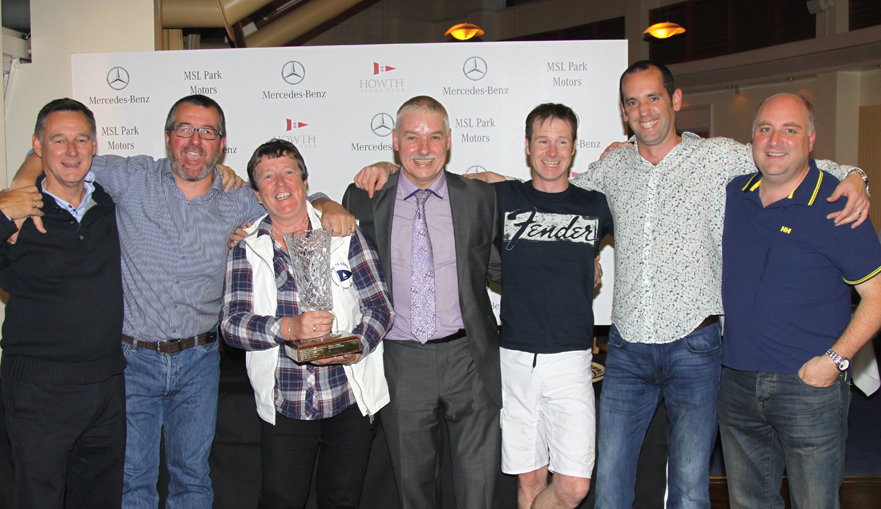 Overall winners of the Autumn League's 'Heineken Trophy' - Gold Dust with Brendan Grace from MSL Park Motors