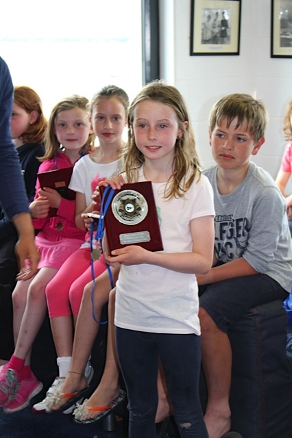 Sarah Evans - best Under 11 - Crosbie Cup