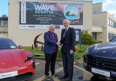 Press Release: Porsche Centre Dublin Announced as Headline Sponsors for Wave Regatta 2024 at Howth Yacht Club 
