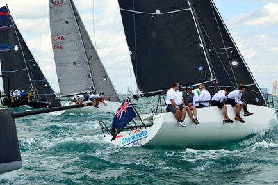 Dave Cullen on Checkmate XVI take 3rd in the Miami Ocean Challenge - C&C 30 series