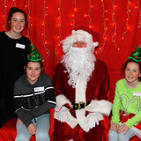 Kate, Ella and Sarah - Santa's little helpers