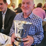 Tom Houlihan with the Handicap Trophy 