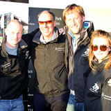 Jonny Swan with Commodore Brian Turvey and flanked by MSL's Keith and Lisa