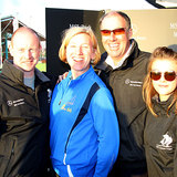 Emer Harte and Commodore Brian Turvey flanked by MSL's Keith and Lisa