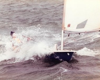 Gordon Maguire - aged 14 competing in the HYC Frostbites
