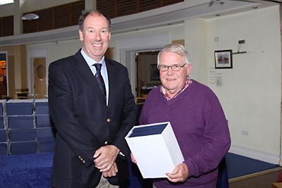 Commodore Brian Turvey with Principal Race Officer David Lovegrove