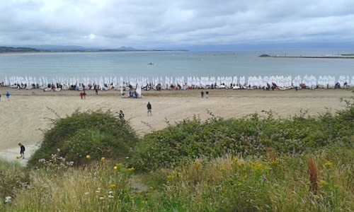 Launching from the beach