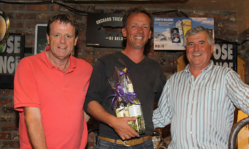 Barry Gibney with Conor Fogarty and Dermot Skehan at last year's 'Gibney Classic' 
