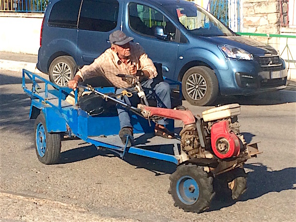 'Lawnmower Man' in the Greek Islands