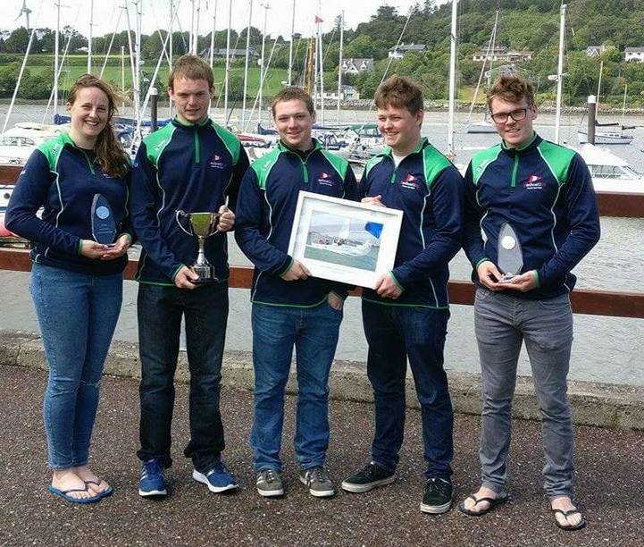 The K25 team at this year's ICRA Championships where they finished 2nd in Class 3 - Lizzy, Ciaran, Daragh, Graham and Harry