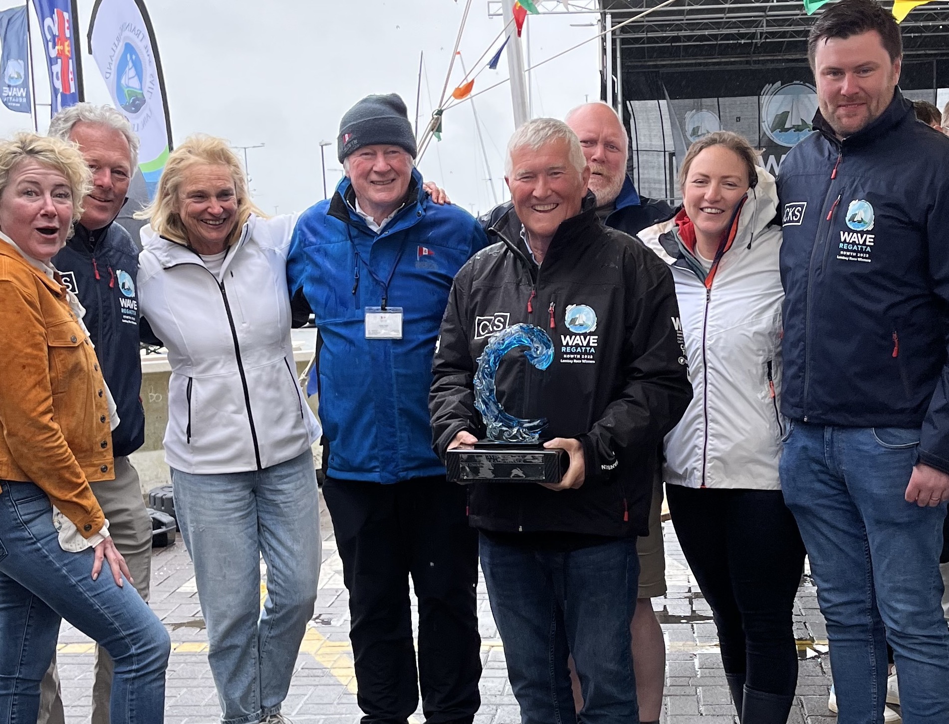 Overall winners - Dermot Skehan and crew of 'Toughnut'