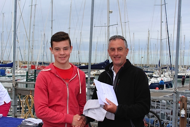 Laser 4.7s - 1st place Oisin O'Connor fro Clontarf Yacht & Boat Club