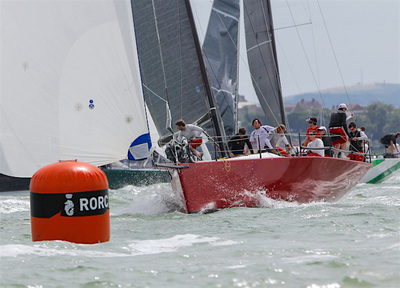 Ross McDonald and Dylan Gannon in Cowes for RORC Easter Challenge