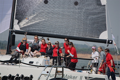 Laura Dillon wins UK Womens' Keelboat Championship