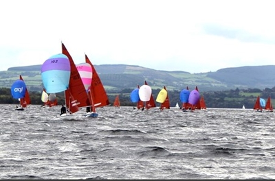 29 Squibs at Freshwater Championships