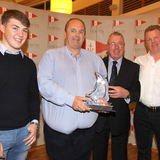 Boat of the Year winner "Checkmate" with Johnny Sargent, Dave Cullen and Aidan Beggan