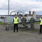 Pilots with the Irish Air Corps